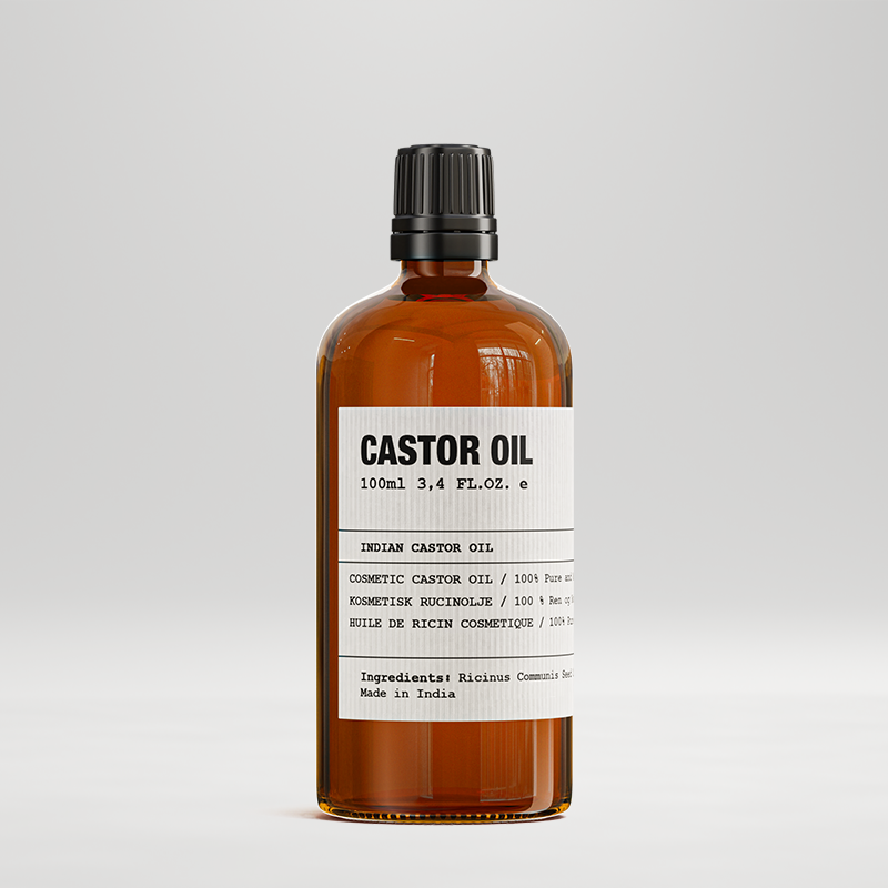 Castor Oil in 100 ml Glass Bottle